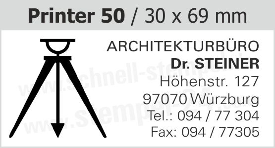 Colop Printer Line 50 Größe