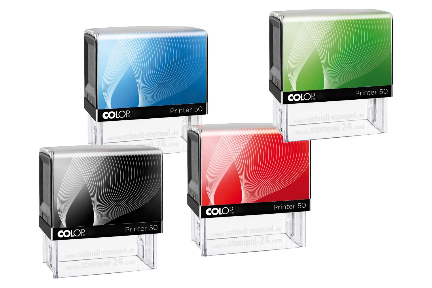 COLOP Printer 50 Selbstfärbestempel Wareneingangskontrolle Menge Qualität Geprüft