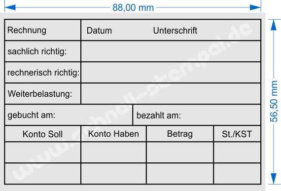 Holzstempel Abdruckmuster Kontierungsstempel Soll Haben Konto