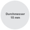 Abdruckmuster Holzstempel Rund Durchmesser 15 mm