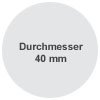 Abdruckgröße Holzstempel Rund Durchmesser 40 mm