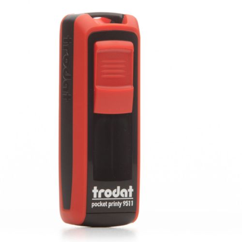 Trodat Pocket Printy 9511 Schwarz-Rot