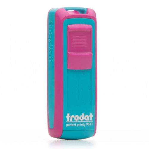 Trodat Pocket Printy 9511 Türkis-Pink