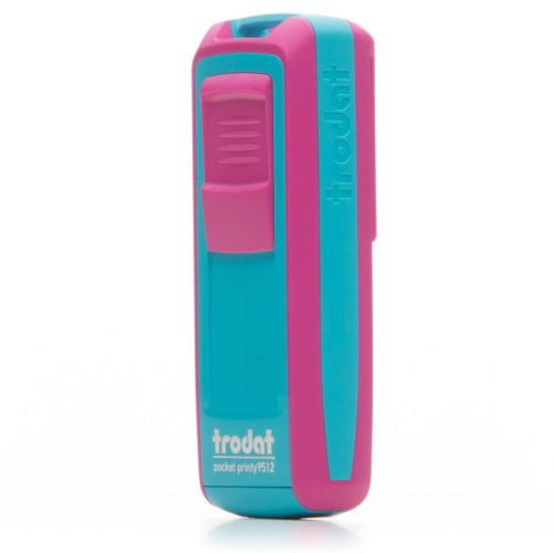 Trodat Pocket Printy 9512 Türkis-Pink