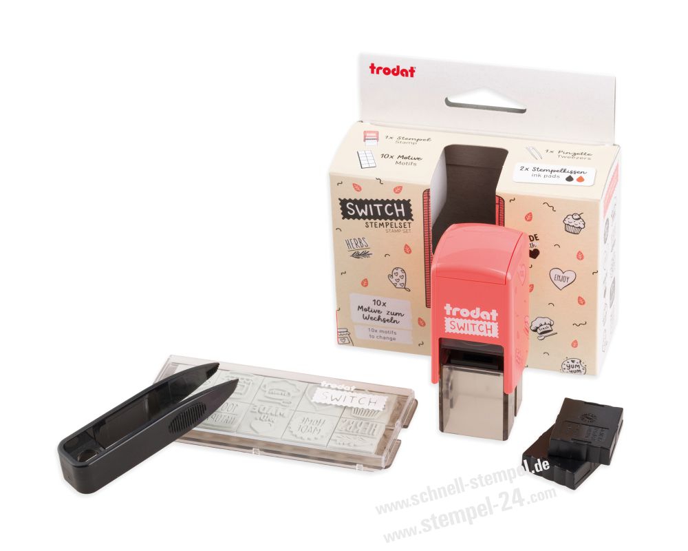 Stempel Trodat Switch Koralle Set