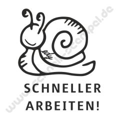 Trodat Edy Motiv Schnecke Schneller Arbeiten