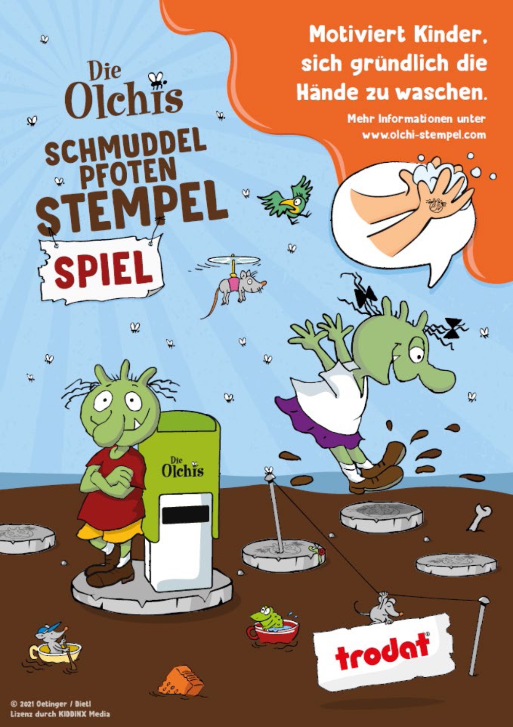 Trodat Olchi-Schmuddelpfoten-Stempel