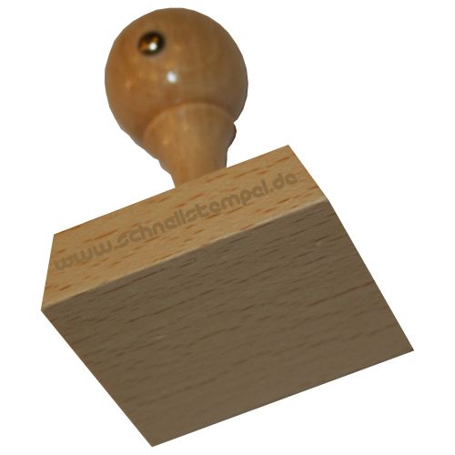 Holzstempel 50x50 mm