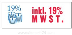 Stempel inkl.19% --MWST