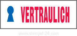 Stempel VERTRAULICH