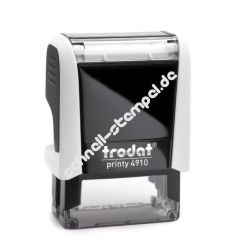 Stempel Trodat Printy 4910 Arktisweiss Textstempel Abdruckgroesse max. 26 x 9 mm 