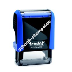 Blauer Stempel Printy 4910 TERMINIERT