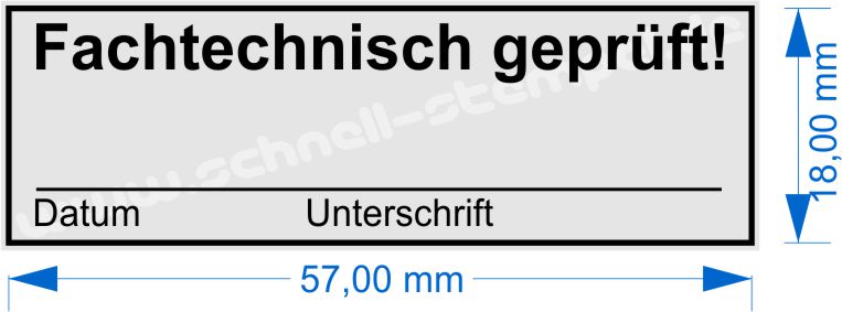 Trodat 4913 Musterabdruck Fachtechnisch geprüft