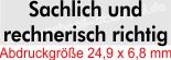 Stempel Sachlich und rechnerisch richtig