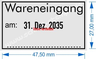 5440 Trodat Wareneingangsstempel