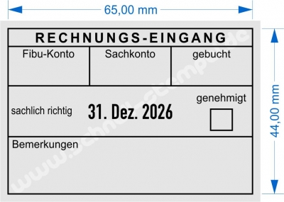 5480 Trodat Professional  Rechnungseingang genehmigt