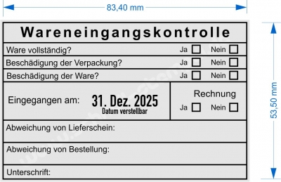 54110 Trodat Wareneingangskontrolle Abweichungen