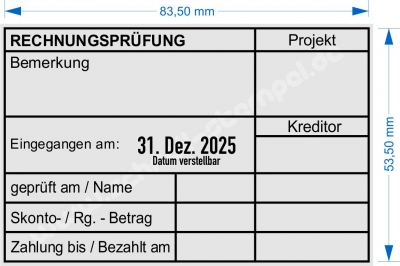 54110 Trodat Professional Rechnungsprüfung Projekt Kreditor