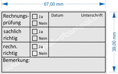 5208 Trodat Stempel Buchhaltungsstempel Rechnungsprüfung