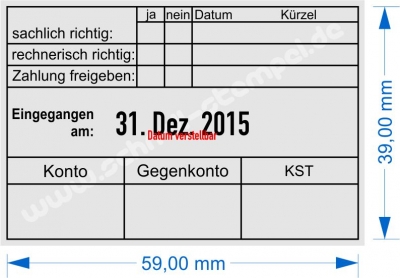 5474 Trodat Rechnung Zahlung gebucht KST