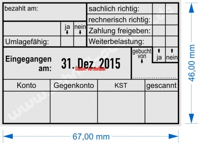 5480 Trodat Rechnung Zahlung Umlagefähig