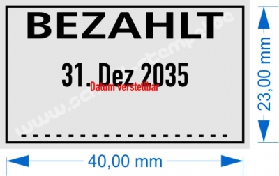 5430 Trodat Professional Bezahlt