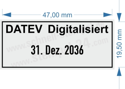 Stempel Datev Digitalisiert • 5440