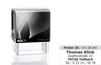 Colop Printer 20 (38x14 mm | 4 Zeilen)