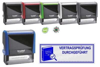 Stempel Vertragsprüfung Durchgeführt • 4915