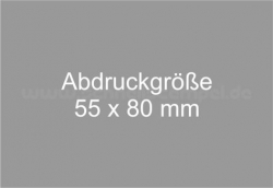 Holzstempel 55 x 80
