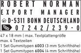 4912 Trodat Printy Typomatic TEXT ZUM SELBERSETZEN