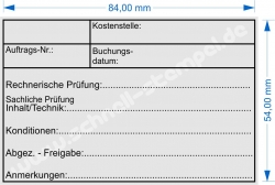 Stempel Kostenstelle Auftragsnummer Buchungsdatum 5211