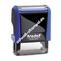 Trodat Printy 4911 Textstempel Abdruckgröße max. 38 x 14 mm 4 Zeilen