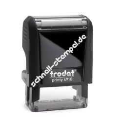 Trodat Printy 4910 Textstempel Abdruckgröße max. 26 x 9 mm - 3 Zeilen