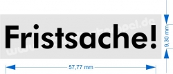 Holzstempel 15 x 60 mm Fristsache