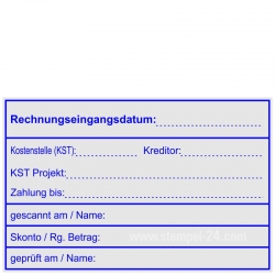 Kontierungsstempel Kostenstelle Kreditor 5211