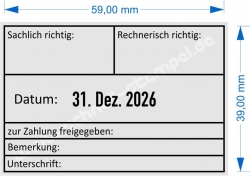 5474 Trodat Professional zur Zahlung freigegeben