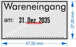 5440 Trodat Wareneingangsstempel