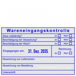 54110 Trodat Wareneingangskontrolle Abweichungen