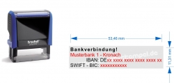 4913 Trodat Printy  1. Bankverbindung