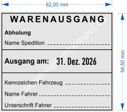 54110 Trodat Warenausgang Spedition