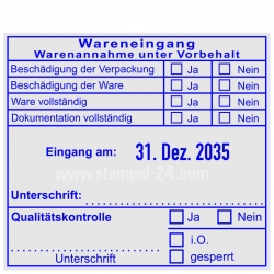 54110 Trodat Warenannahme unter Vorbehalt Dokumentation