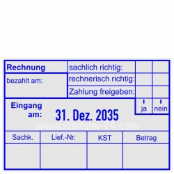 5474 Trodat Professional Buchungsstempel Rechnung  -sachlich richtig  -bezahlt am