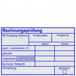 5211 Stempel Rechnungsprüfung angewiesen Bankart