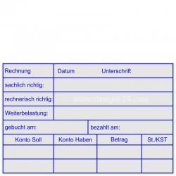 5211 Trodat Stempel Kontierungsstempel Soll Haben Konto