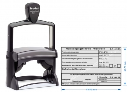5211 Trodat Frischfisch Wareneingangsstempel
