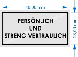 4929 Trodat Printy Persoenlich und Streng Vertraulich