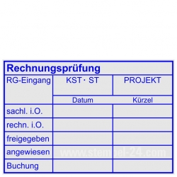 5274 Trodat Professional Rechnungsrüfung Buchung