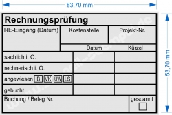 5211 Trodat Stempel Rechnungsprüfung angewiesen Bankart 2