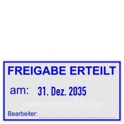 5460 Trodat Professional Freigabe erteilt